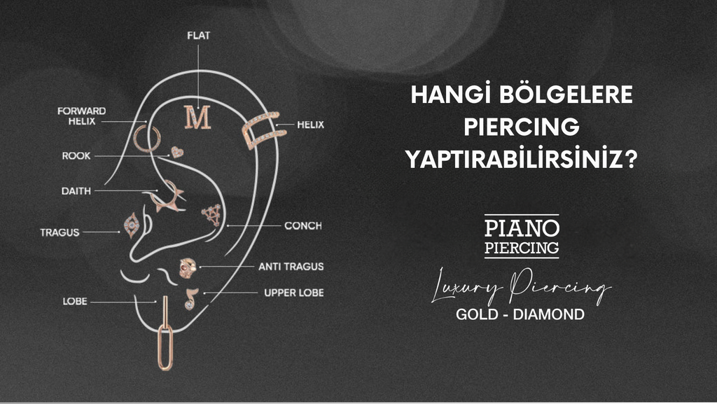 Vücudun Hangi Bölgelerine Piercing Yaptırabilirsiniz?