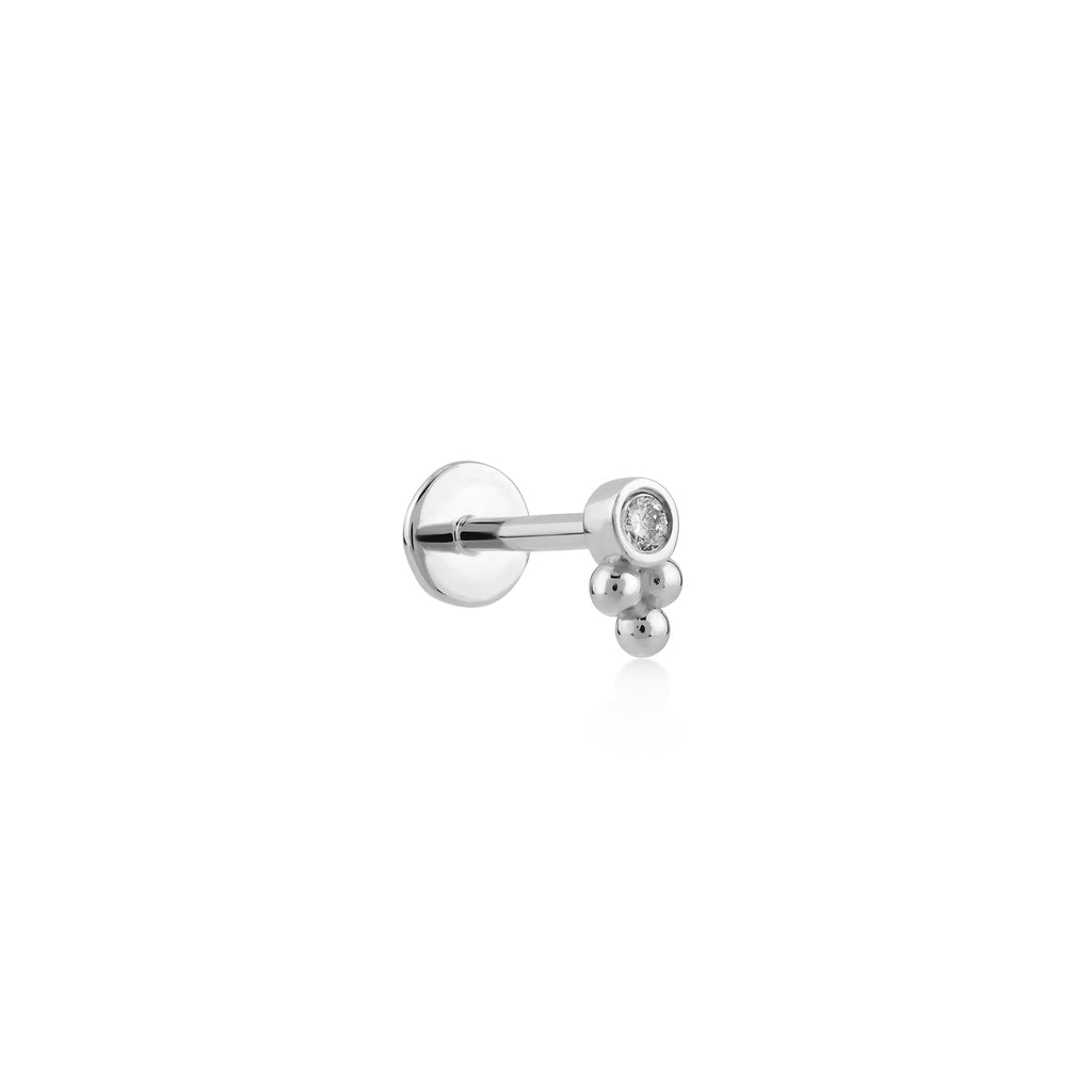 Triple Ball Seed Diamond Piercing