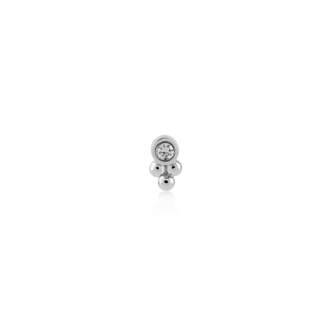 Triple Ball Seed Diamond Piercing