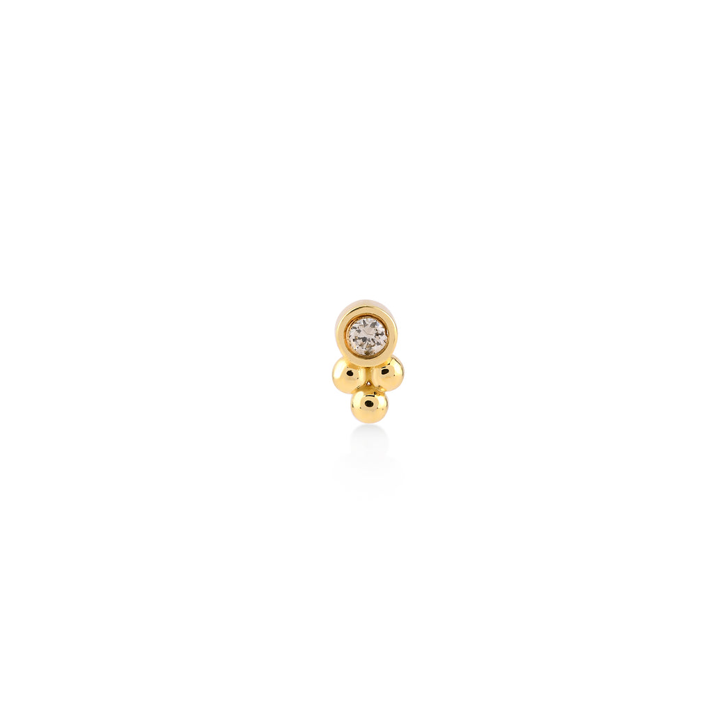 Triple Ball Seed Diamond Piercing